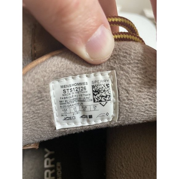 Sperry Top-Sider Men's Avenue Duck Boot Tan/Brown 13 - STS12126 - Picture 7 of 7